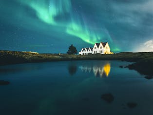 Aurore boréale en Islande