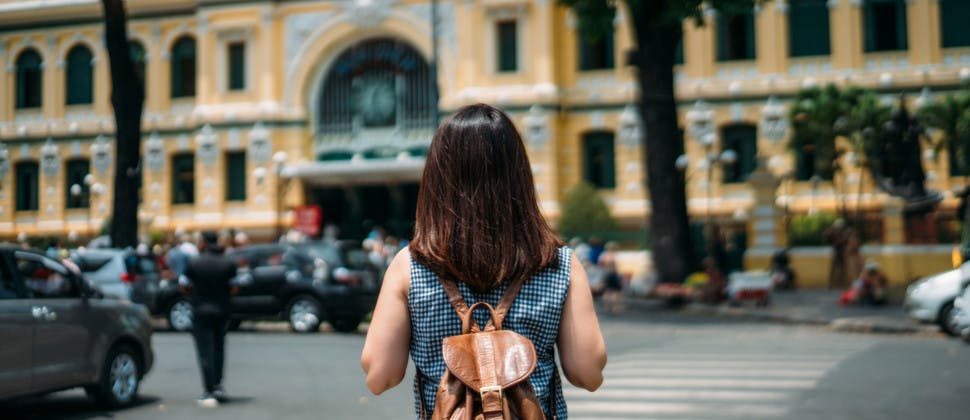 Visite des rues d'Ho Chi Minh