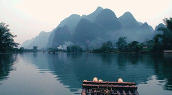 Floßfahrt China