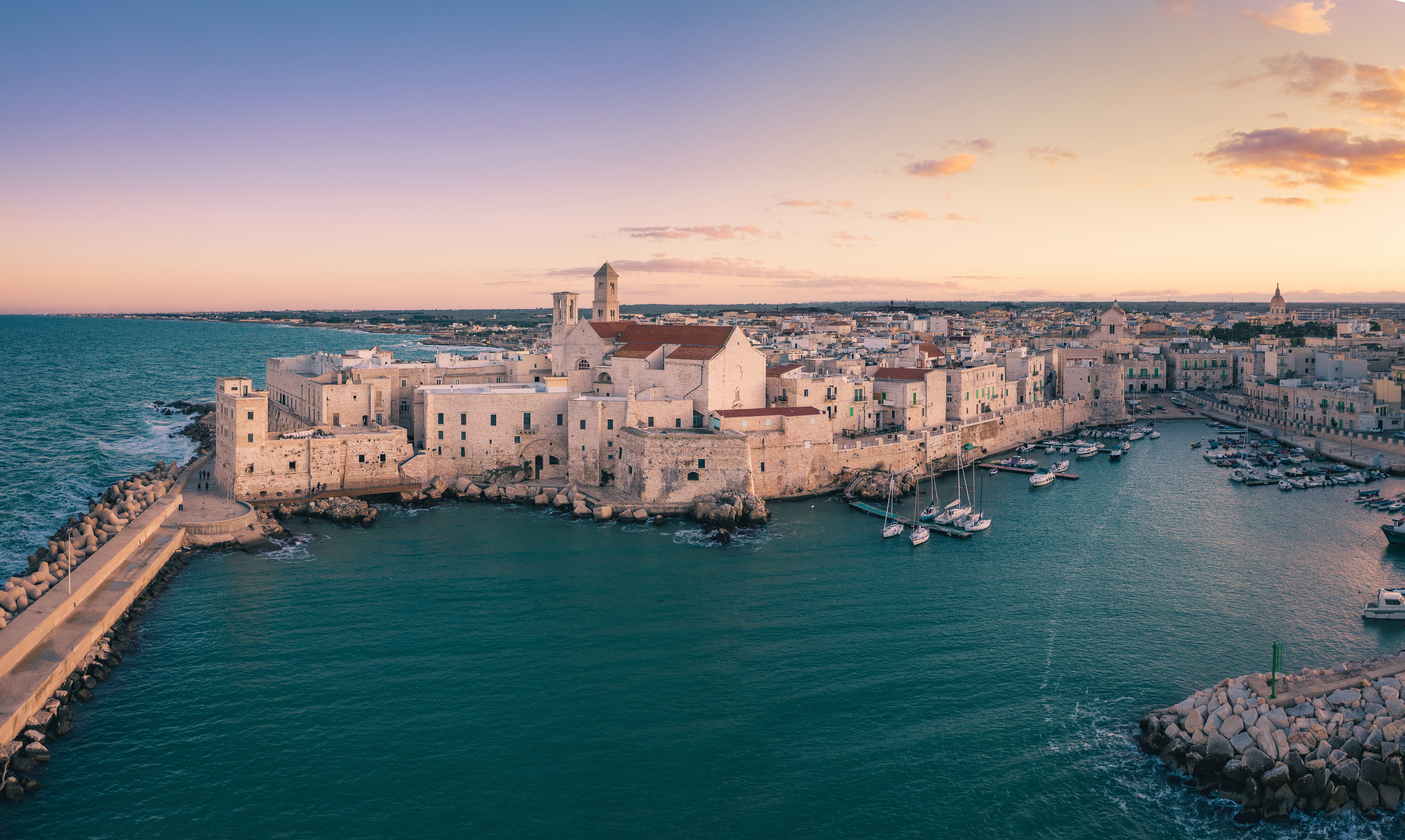 Die kleine Stadt Giovinazzo