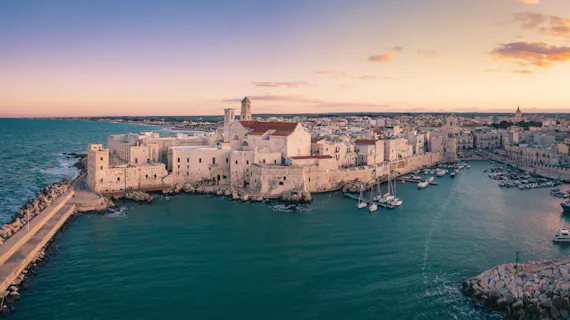 Die kleine Stadt Giovinazzo