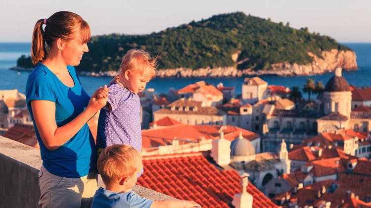 Viajar a Croacia con un bebé