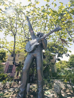 Statue de Bob Marley à Kingston en Jamaïque