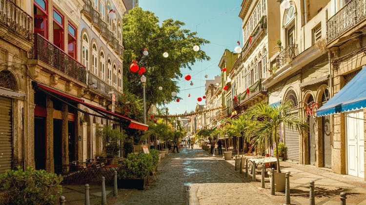 Une ruelle de Lapa à Rio