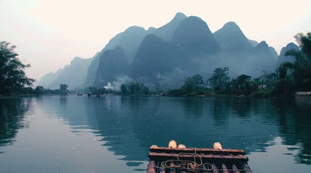 Floßfahrt China