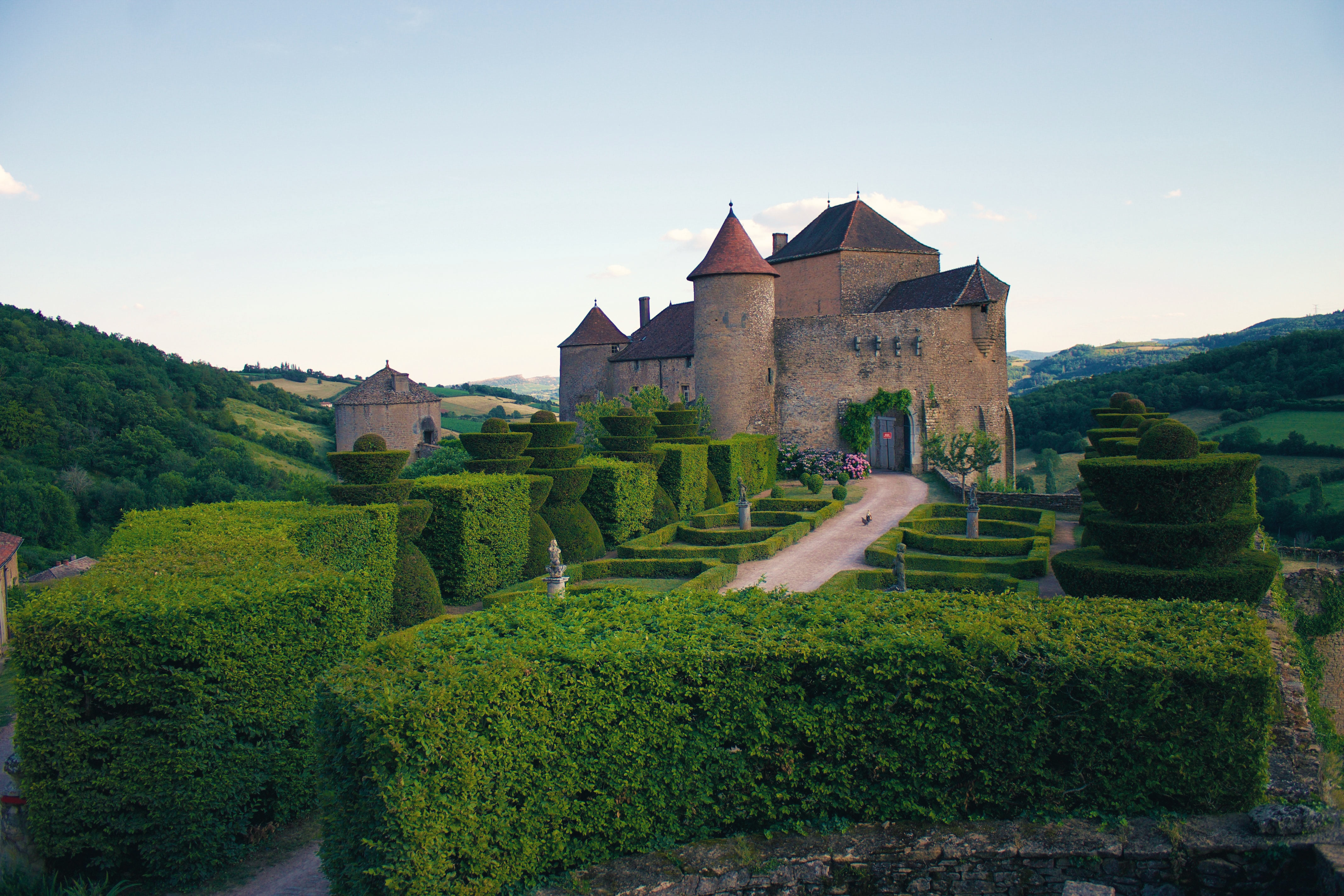 Ein Farmhaus in der Bourgogne