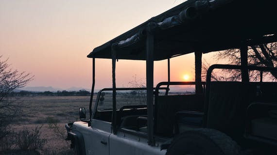 Coucher de soleil 4x4