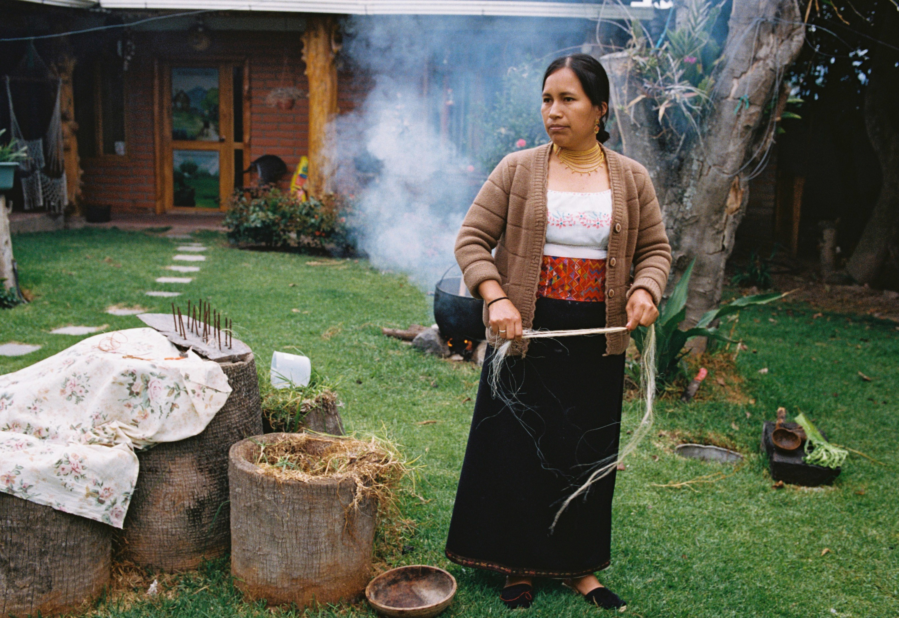 Woman cooking