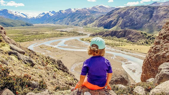 Caminata por El Chaltén con nuestros hijos