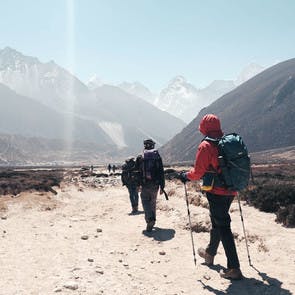 Wandergruppe im Himalaya