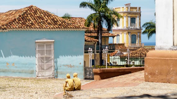 In Kuba ist nicht nur die Musik paradiesisch, sondern auch der Blick auf die Palmen und das Meer