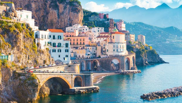 La côte amalfitaine en Italie