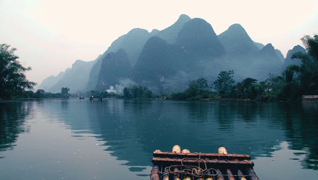 Floßfahrt China