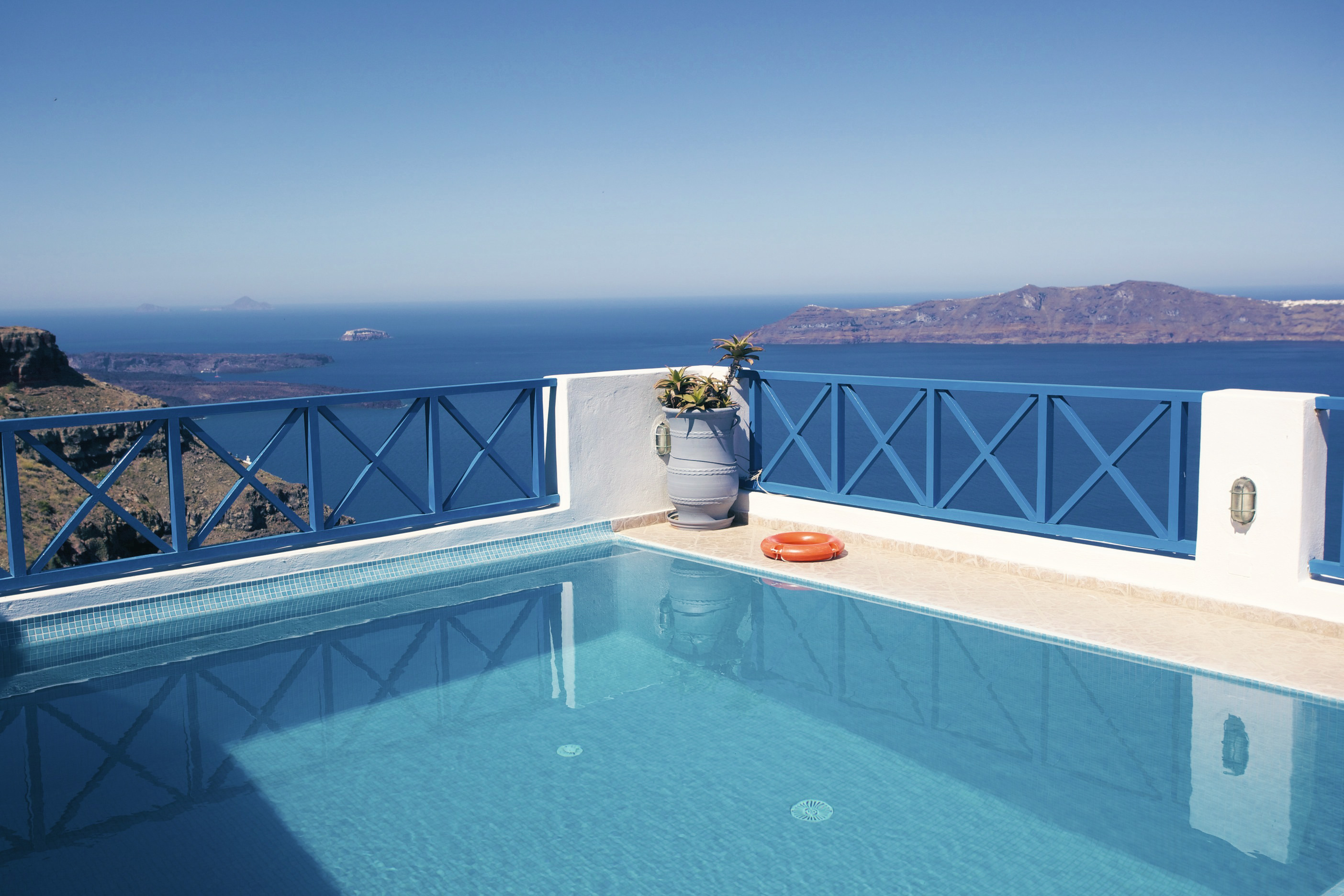 Ferienhaus in Griechenland mit Blick aufs Meer