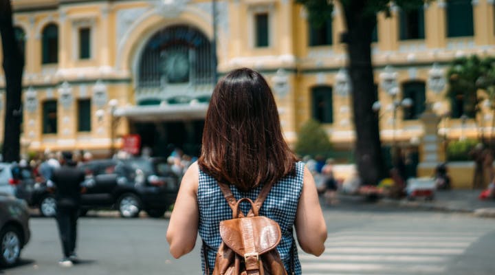 Visite des rues d'Ho Chi Minh