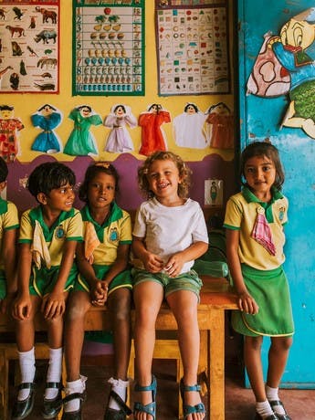 The Miljian Family in Sri Lanka
