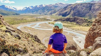 Caminata por El Chaltén con nuestros hijos