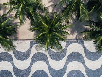 Paseo marítimo en Copacabana