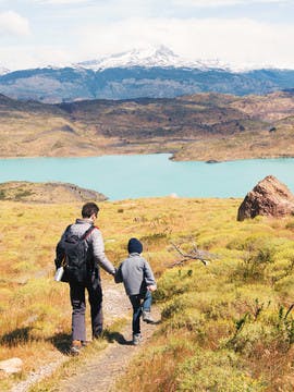 Family travellers in Argentina