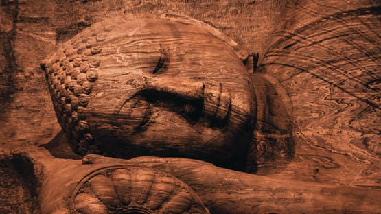 Bouddha couché à Polonnaruva