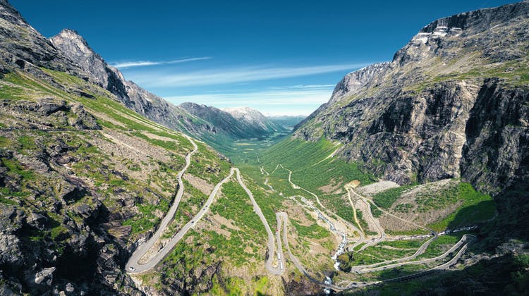 Die Straße der Trolle in Norwegen