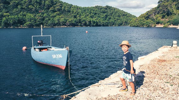 Una cala en Croacia
