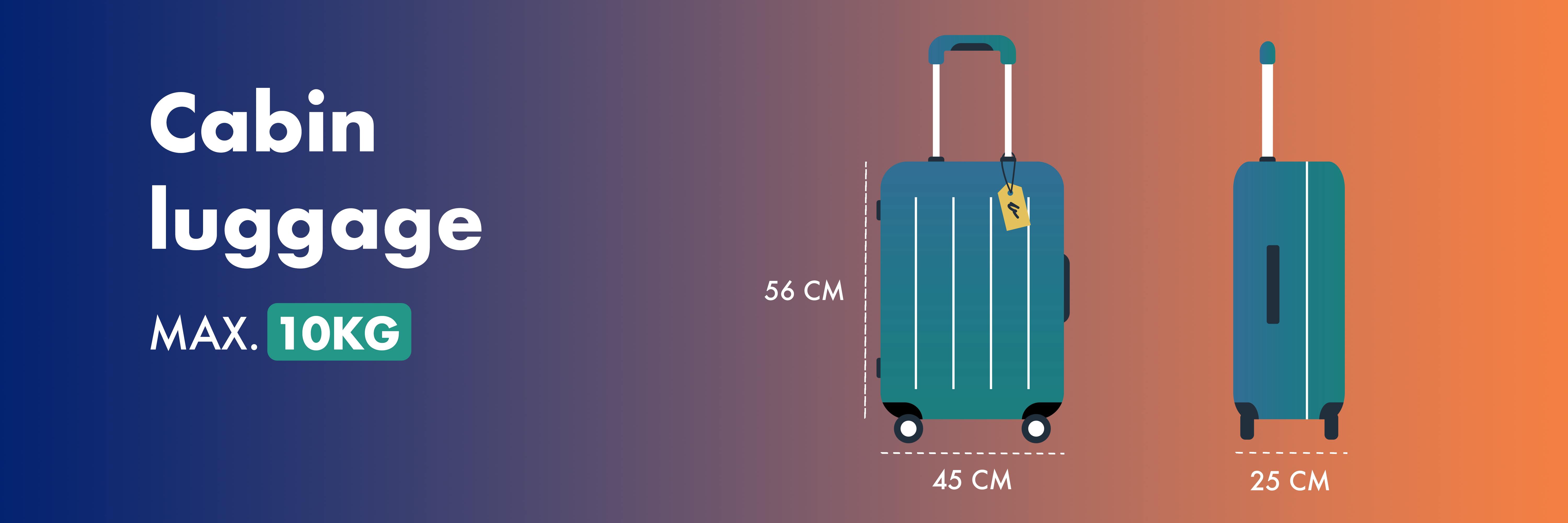 Hand luggage measurements on sale