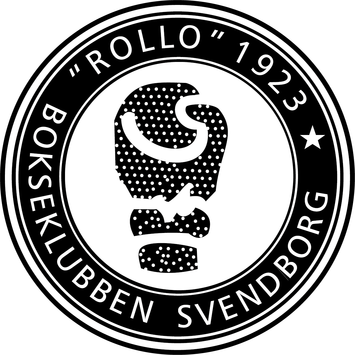BK Rollo logo i sort og Hvid