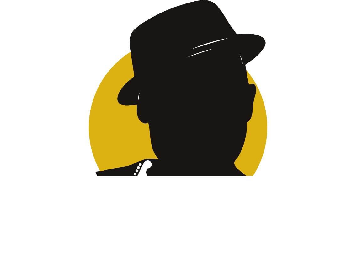 Musikalsk fortælling om Kim Larsen logo med link til billetsalg