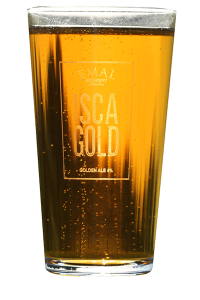 Isaac Brewery's Isca Gold - a 4% Golden Ale