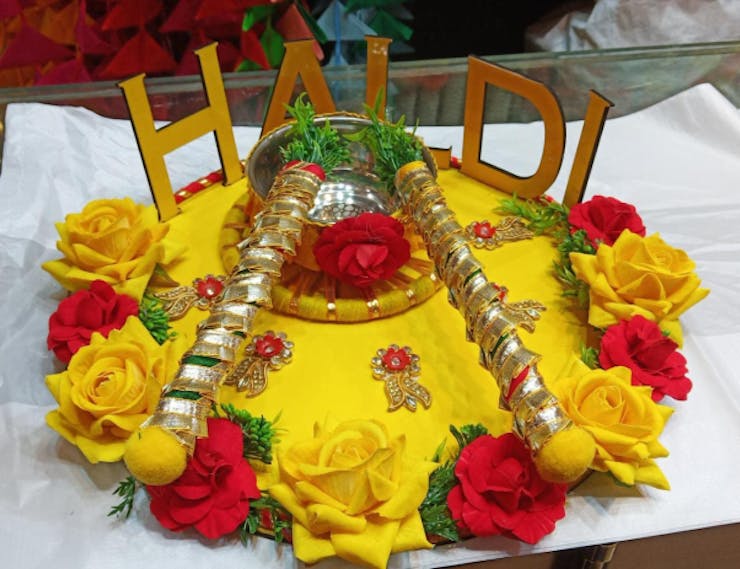 DIY Haldi Basket Decoration On A Budget