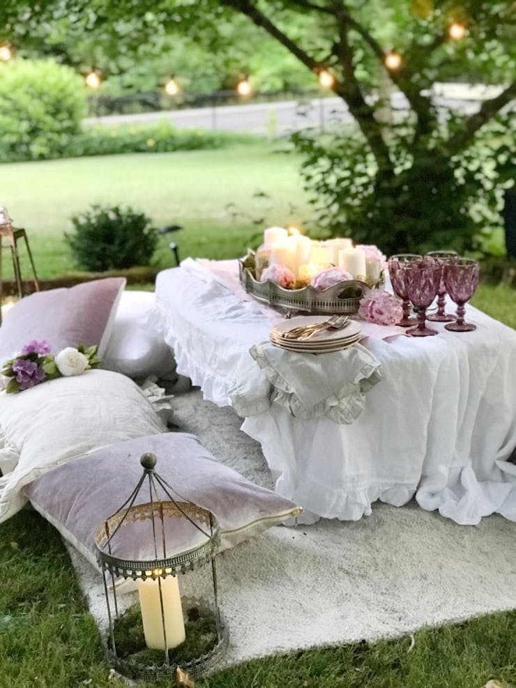 outdoor theme bridal shower