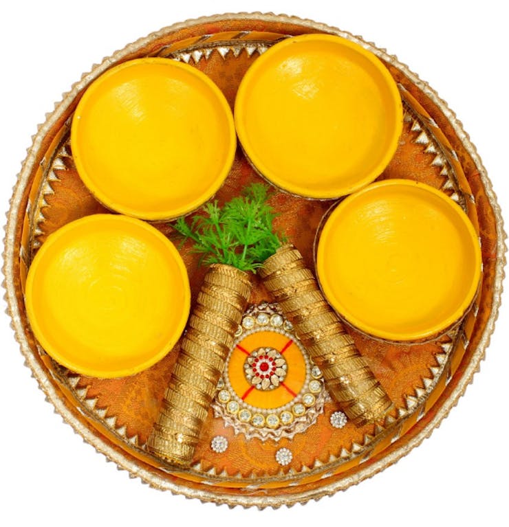 A White Finish to the Haldi Arrangement