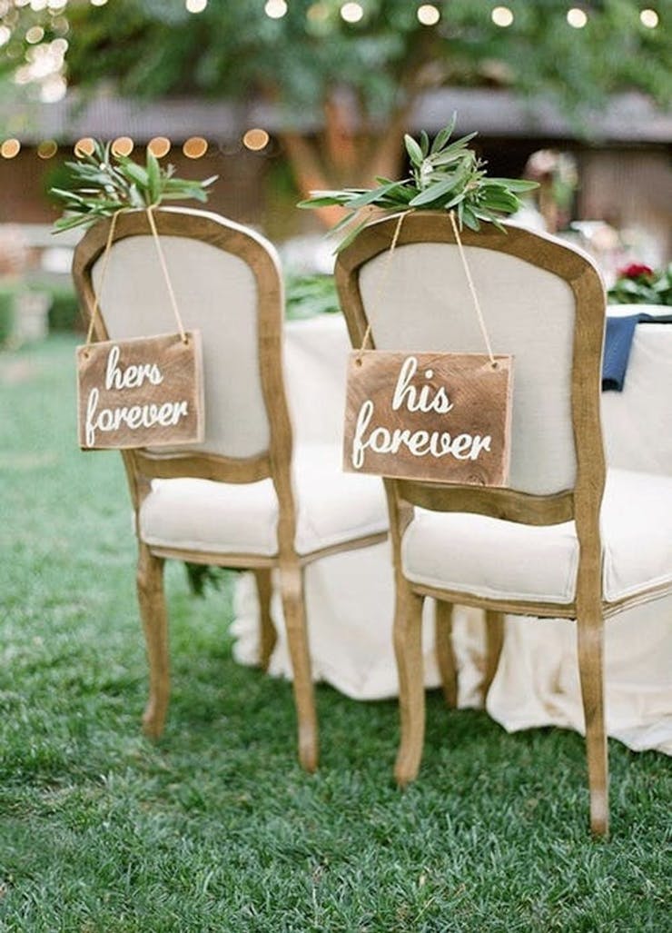personalized wedding decor