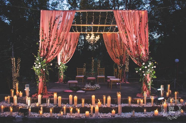 Open air Bengali Wedding decor