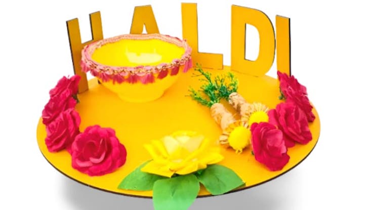 Easy And Inexpensive Haldi Swing Decoration