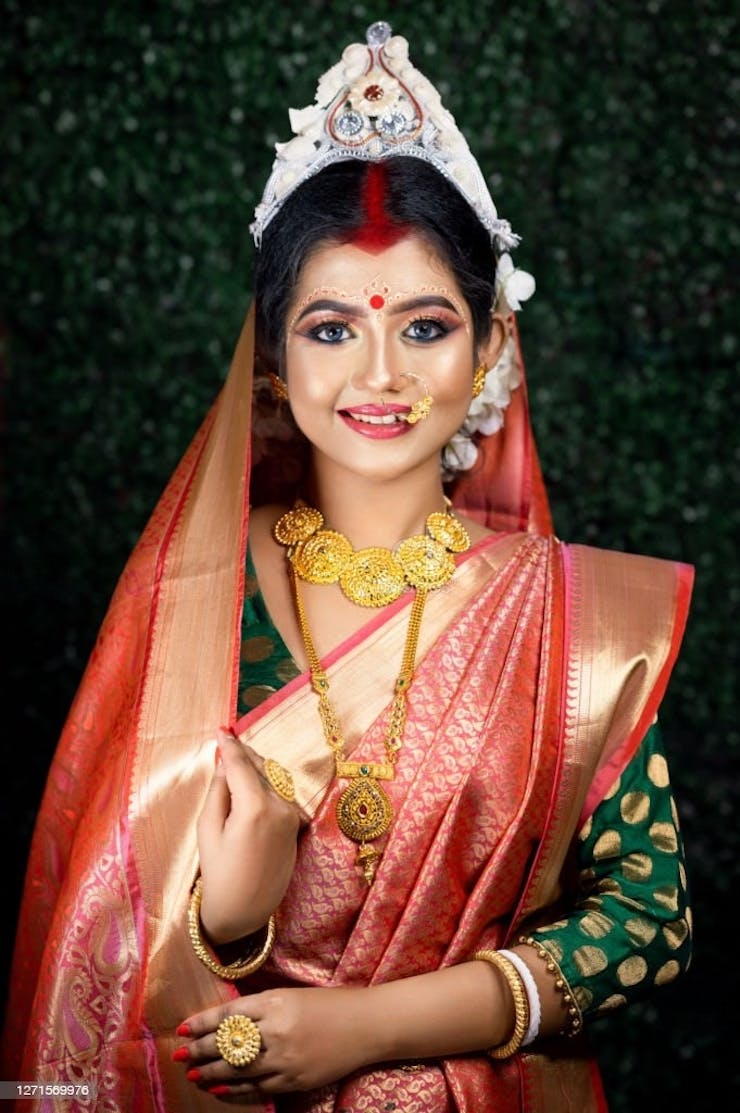 Bengali bridal look