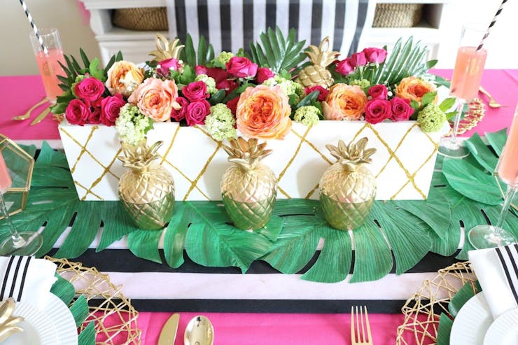 tropical theme bridal shower