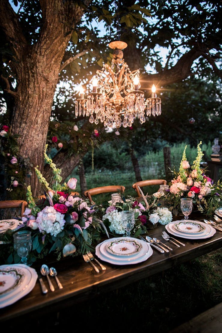 outdoor wedding table decoration ideas