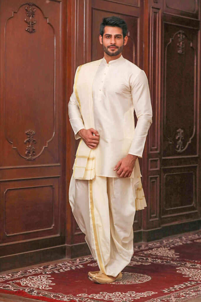 Traditional West Bengal men's attire