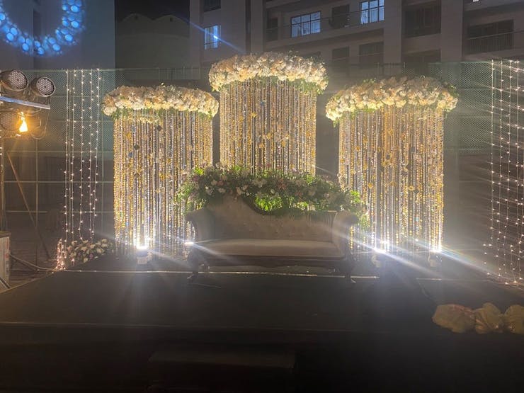 Mehendi theme decoration idea