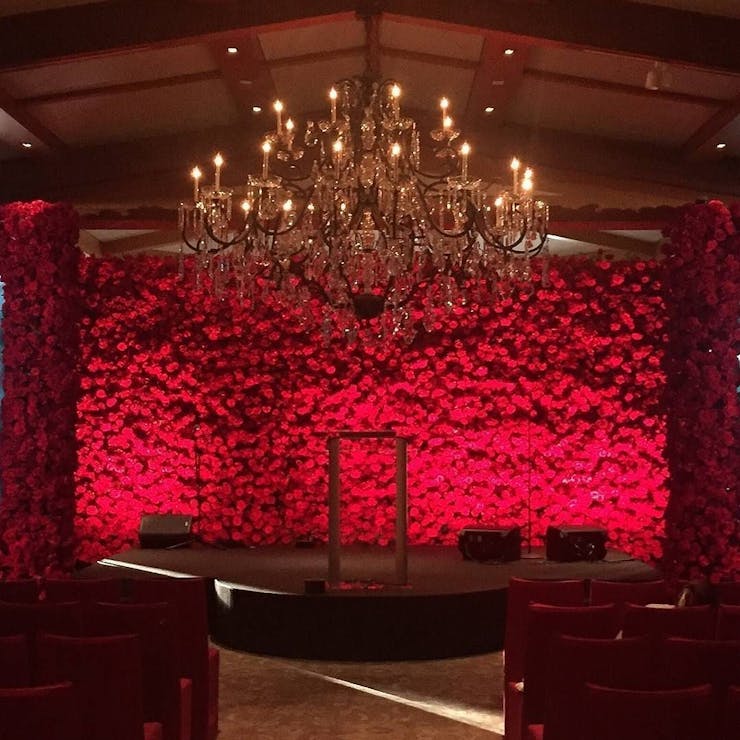 Red wedding theme