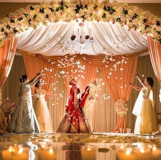 Mandaps & Mandap Design including Wedding Stages and Bespoke Floristry
