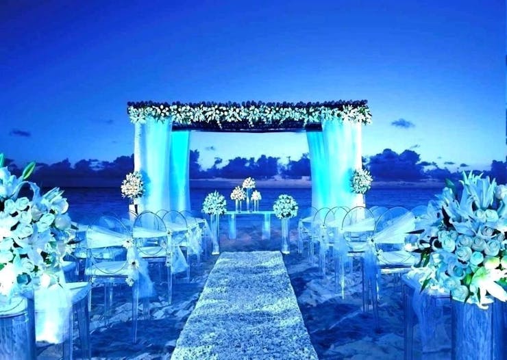 Blue wedding theme