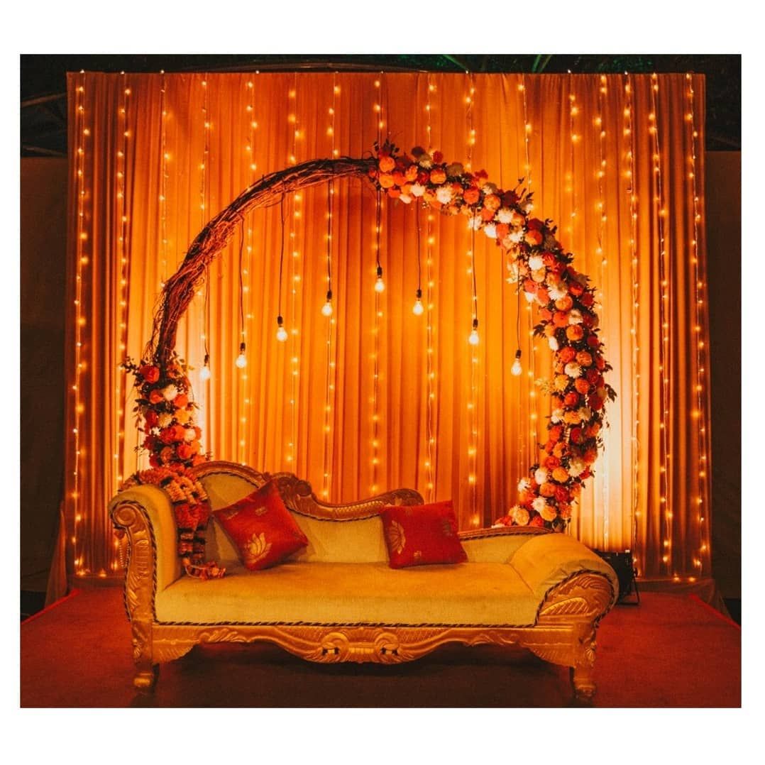 Wedding stage decoration in low budget
