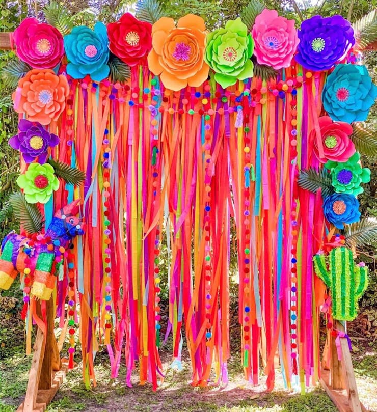 colorful photobooth ideas