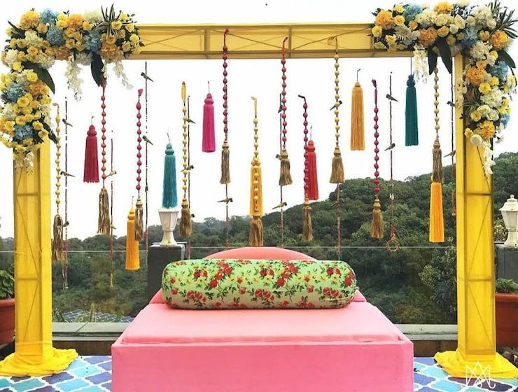 mehndi decoration theme