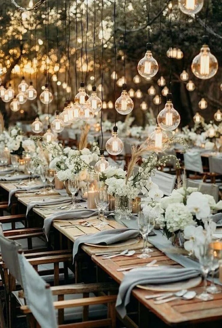 beautiful wedding table decor