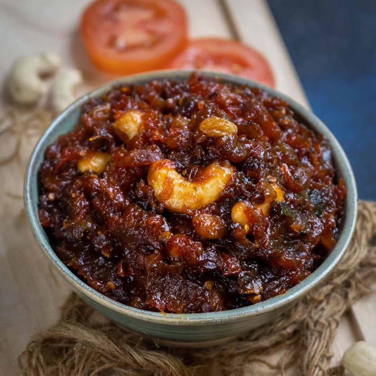 Tomato With Dates Chutney