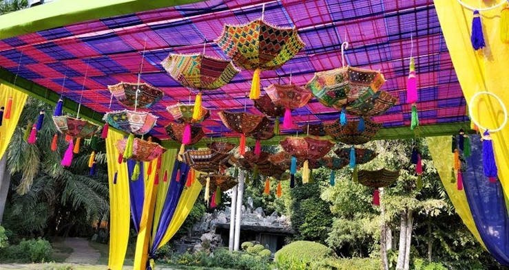 haldi mandap decoration